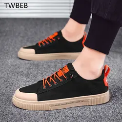 Fashion New Men Vulcanize Shoes Men Comfort Sneakers Men Canvas Casual Sheoes Sneakers Male Footwear