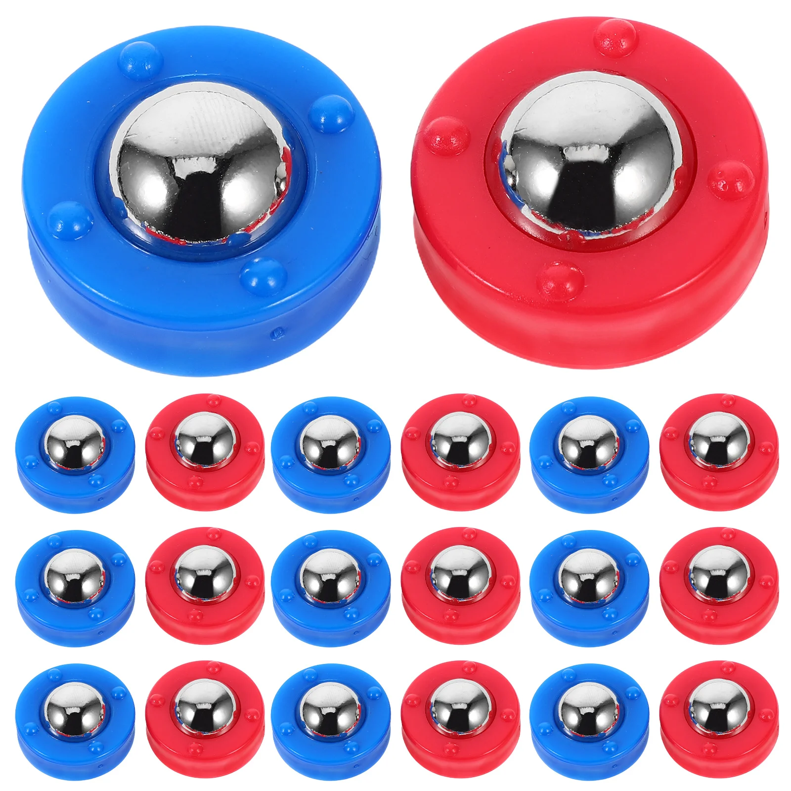 

40pcs Table Accessories Shuffleboard Balls Game Set Pucks Steel Rolling Beads Equipment Tabletop Mini Roller Board Game Parts
