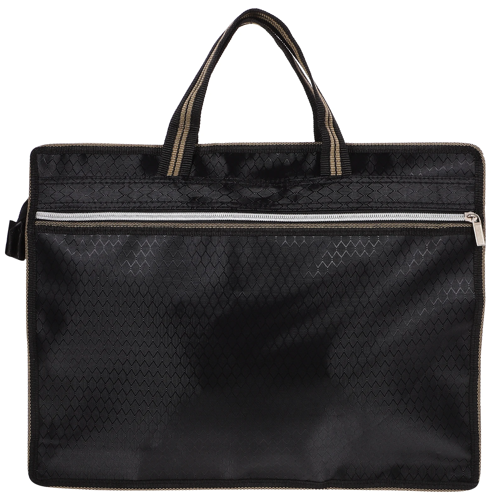 

Oxford Cloth File Pouch Document Bag Zipper Design Storage Organizer Portable Receipt Container File Holder Canvas
