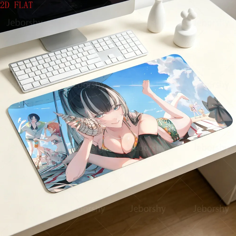 Hololive Juufuutei Raden Gaming-Mauspad – VTuber Anime Schreibtischunterlage für PC-Gamer