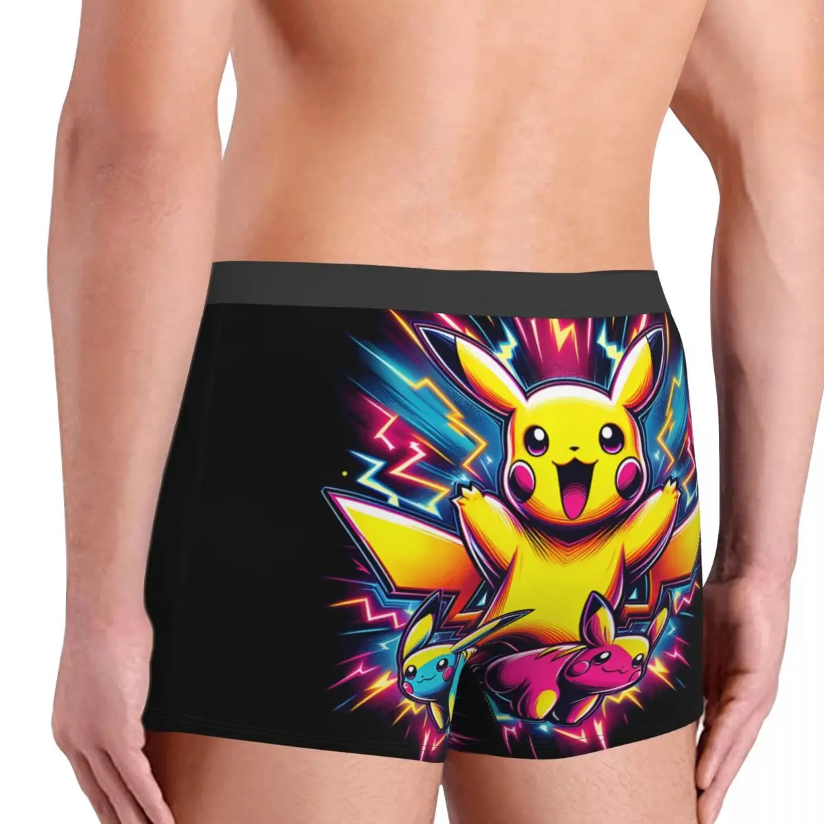 Japanese Anime Game Pokemon Underpants Breathbale Panties Men\'s Underwear Ventilate Shorts Boxer Briefs