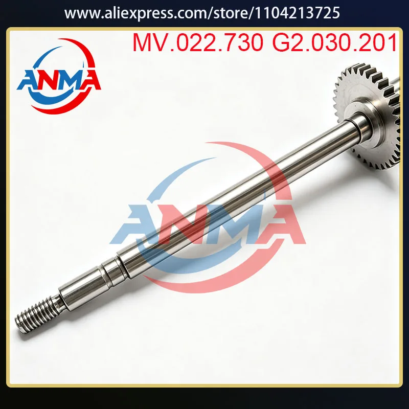New 1Piece MV.022.730 G2.030.201 Water Roller Gear Shaft For Heidelberg SM52 PM52 Offset Press