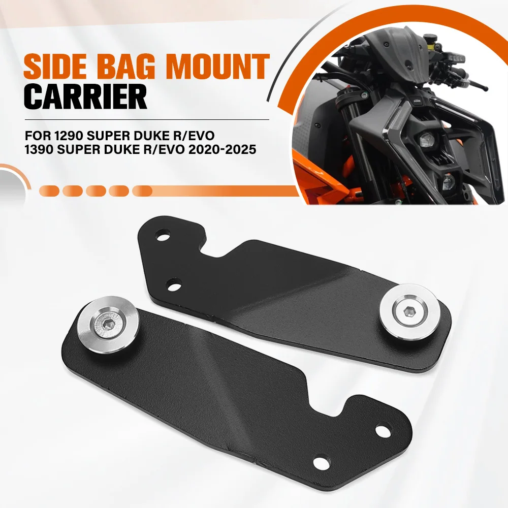 

Для 1290 Super Duke R/EVO 1390 Super Duke R/EVO 2020-2024 2025 аксессуары для мотоциклов с ЧПУ, боковое крепление для сумки 1390 Super Duke