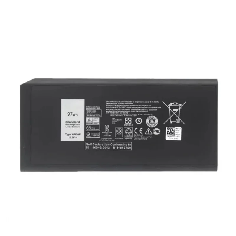 

X8vwf-high capacity for dell x8vwf dknkd 4xkn5 cj2k1 xn4kn 5xt3v laptop battery 7800mah