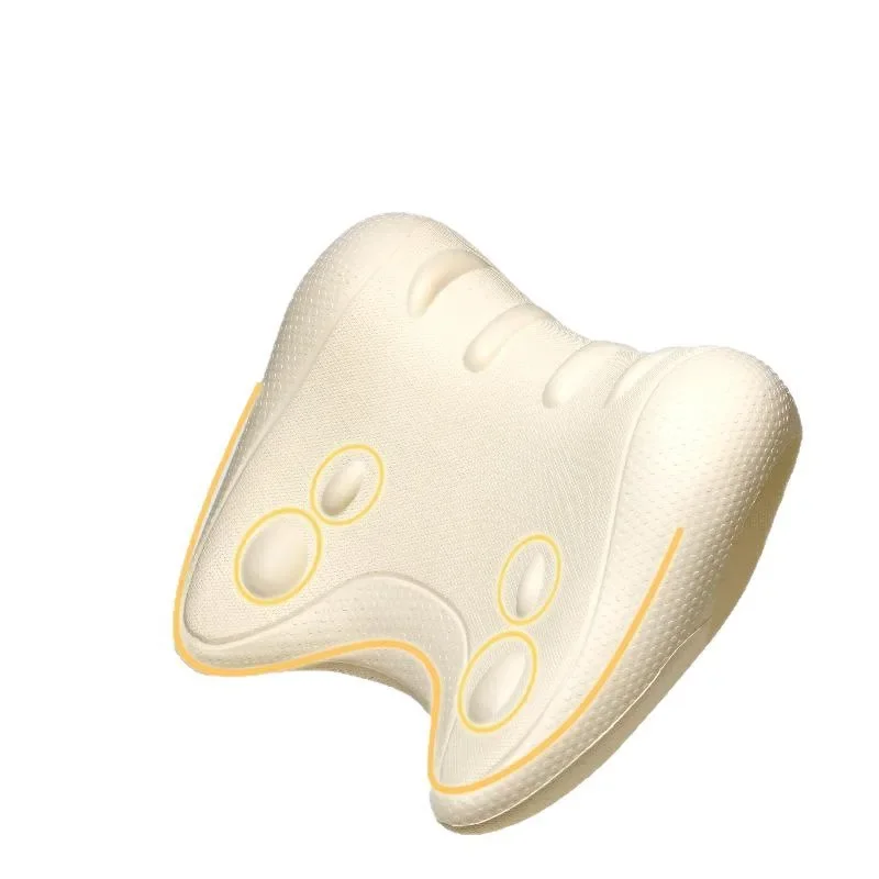 Cross-border new W-shaped massage pillow cervical traction pillow orthosis neck soothing device stretch anti-bow pillow cross-bo