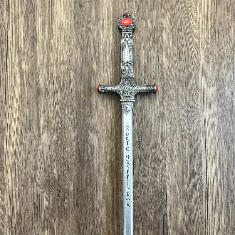 WW القرون الوسطى الغربية السيف فارس السيف 1:1 أسلحة تأثيري ناسير الفضة السيف المحارب هالوين السلامة بولي المطاط المطاط نموذج هدية