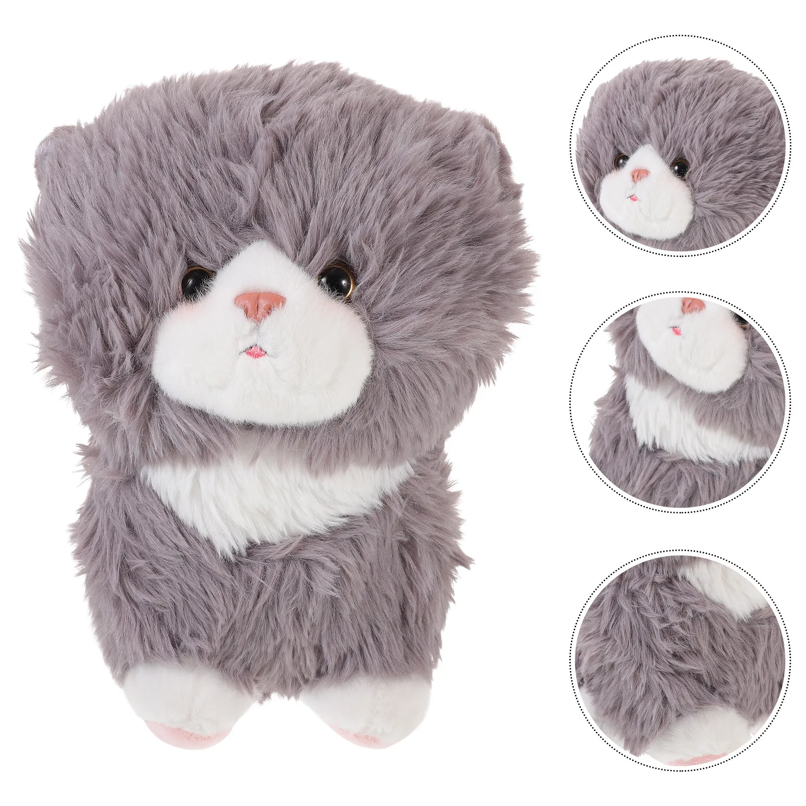 

Cat Cushion Adorable Stuffed Cat Cartoon Cute Cotton Pillow Decorative Stuffed Animal for Kids Girls Birthday Gift