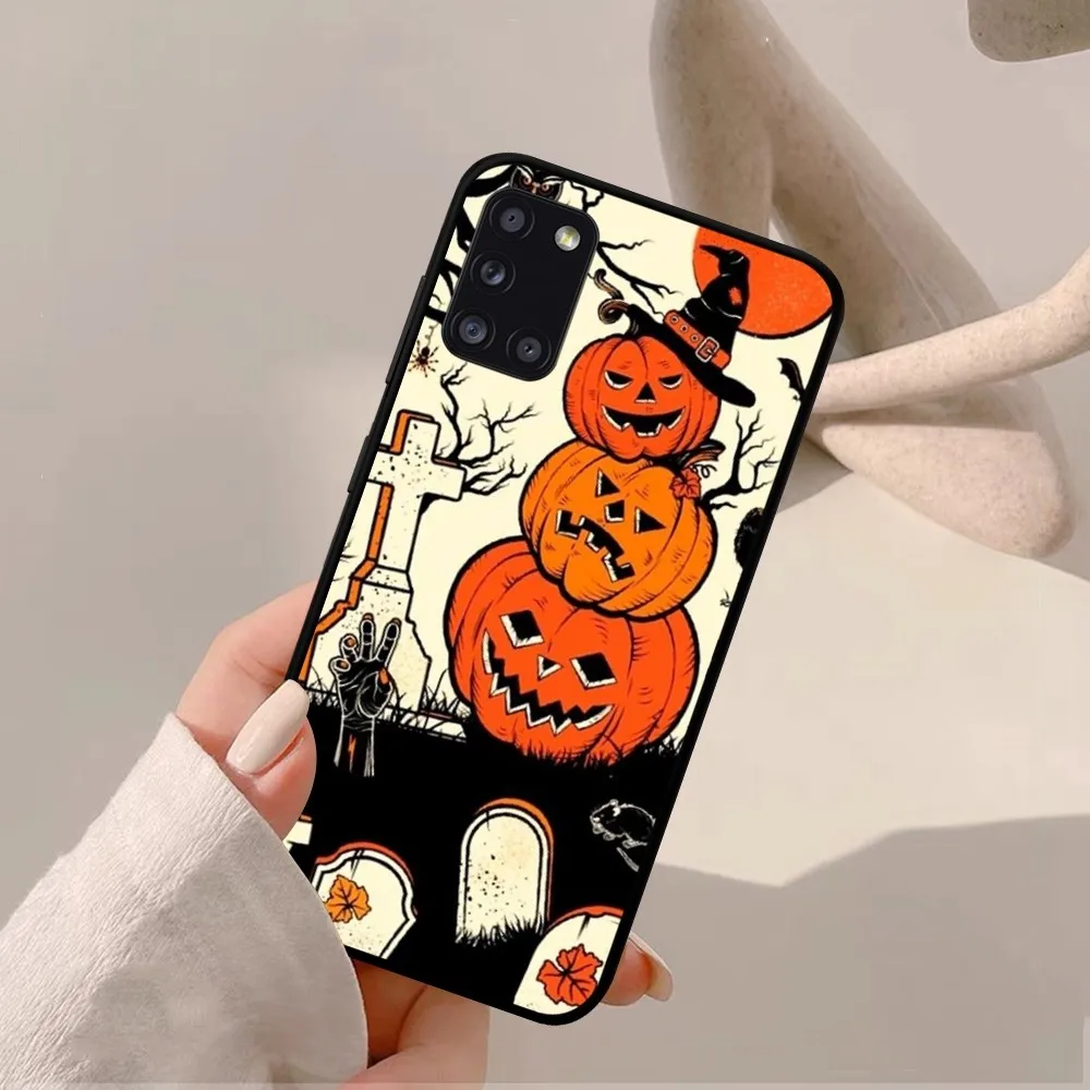 Halloween Ghost Pumpkin Mousepad For Samsung A 10 11 12 13 20 21 22 30 31 32 40 51 52 53 70 71 72 73 91 13 shell