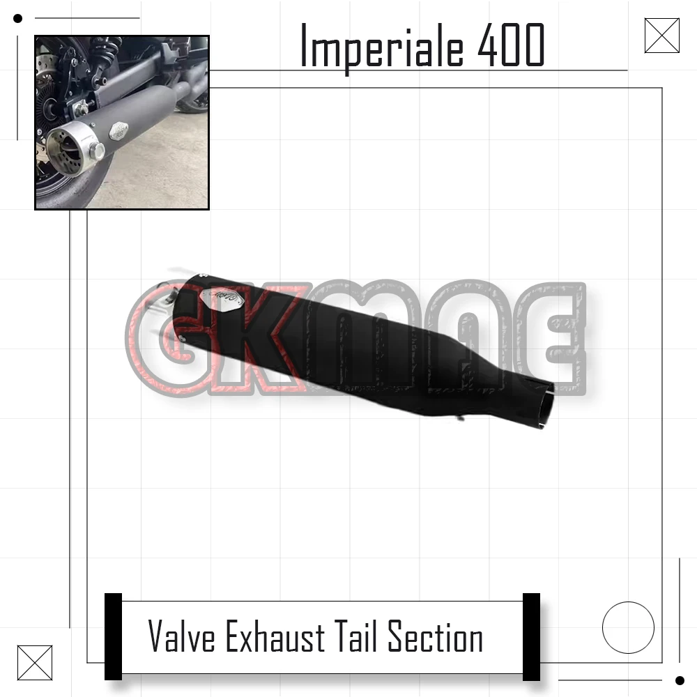 

For Benelli BJ Imperiale 400 Motorcycle Modified Valve Exhaust Tail Section Exhaust Pipe Muffler