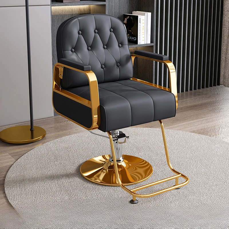 Hairdressing Spa Barber Chairs Swivel Ergonomic Beauty Professional Barber Chairs Barbershop Luxury Silla Salon Furniture MR50BC