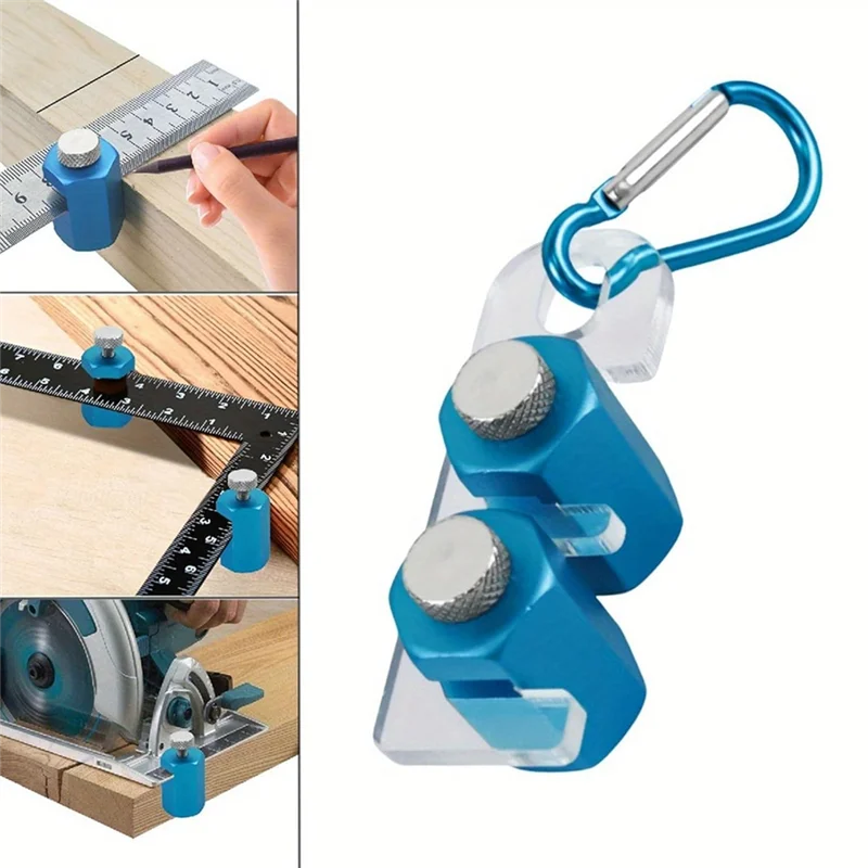 مقياس AC23-درج، أسطح مؤكسدة من سبائك الألومنيوم، تصميم مقبض سداسي، مقياس درج مربع تأطير