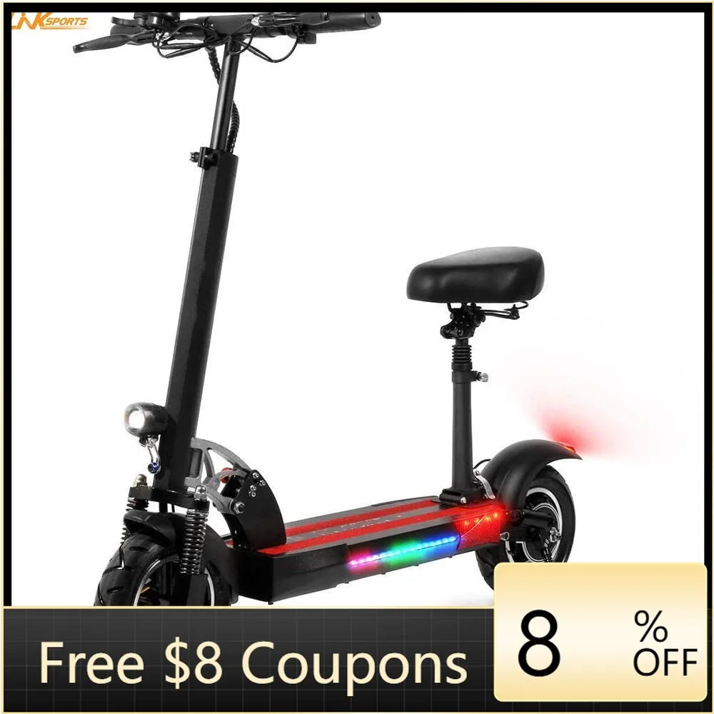

STLF WJW CJM FREE SHIPPING 800W 45km/h Fast Speed Fold 2 Wheel Electric Scooter With Seat Off Road Electro Scooter