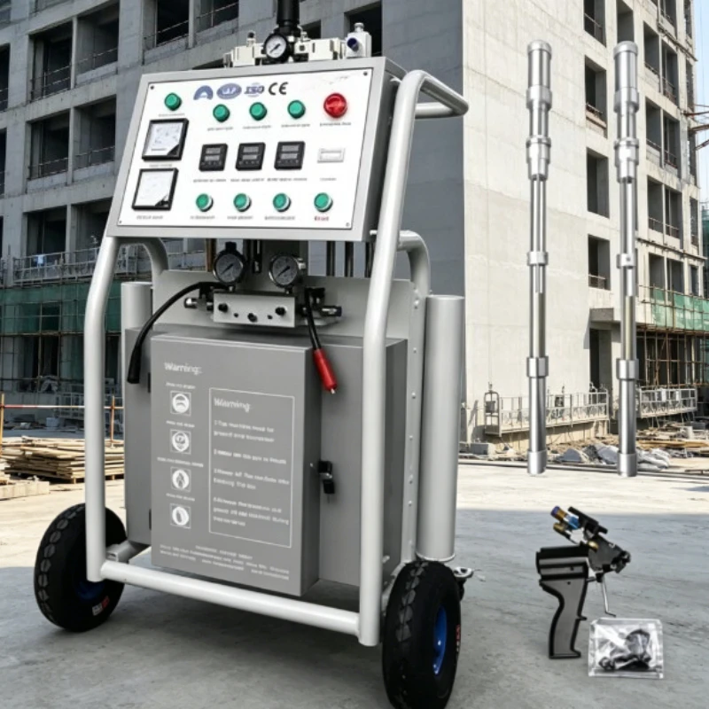 

High Pressure Polyurethane Spray Foam Machine With Temperature Control System Building Wall Roof Insulation Coating Equipment