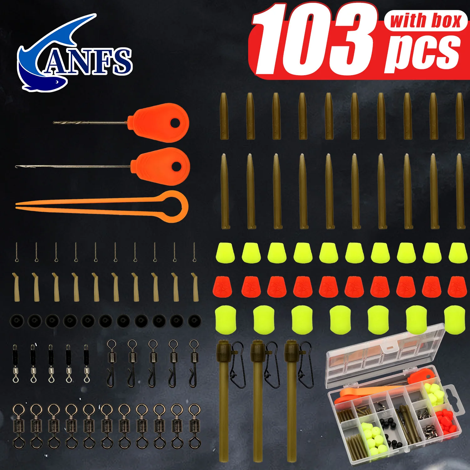 130Pcs Feeder Fishi… - image