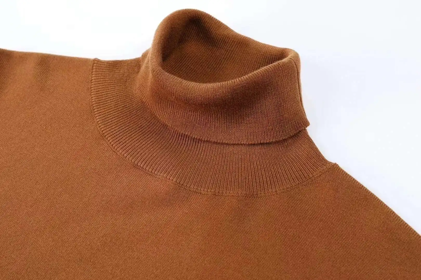 メンズカジュアルニットセーター,社交クラブウェア,シングルタートルネックセーター,ホームセーター,6色,保温