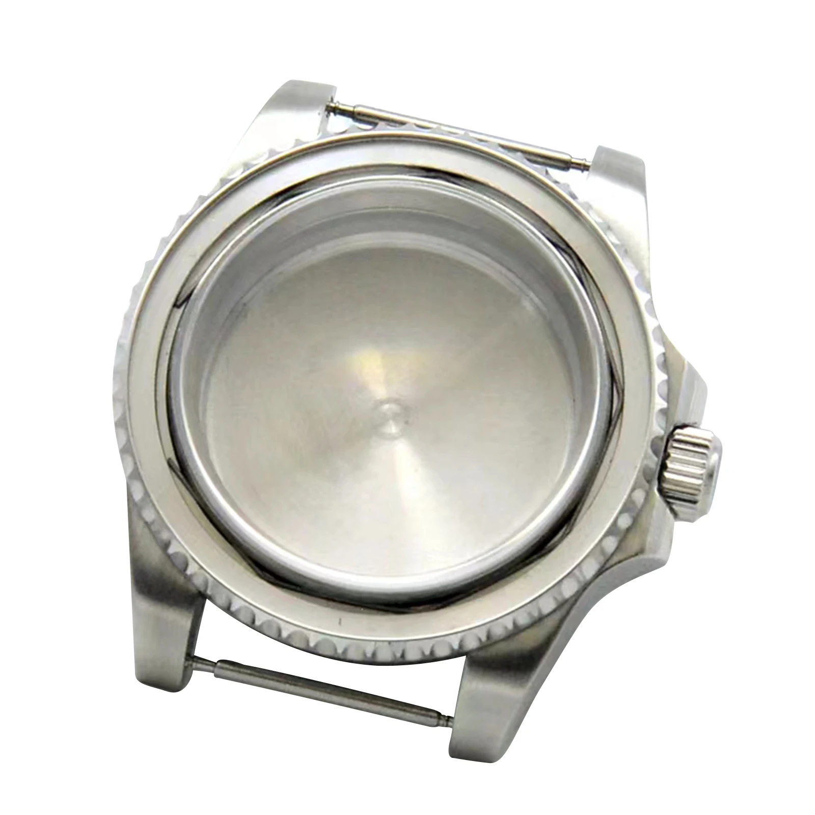 316L Stainless Steel  Watch Case For NH35/NH36 Watch Movement 316L Synthetic Flat Sapphire Mirror Watch Upgrade Accessories