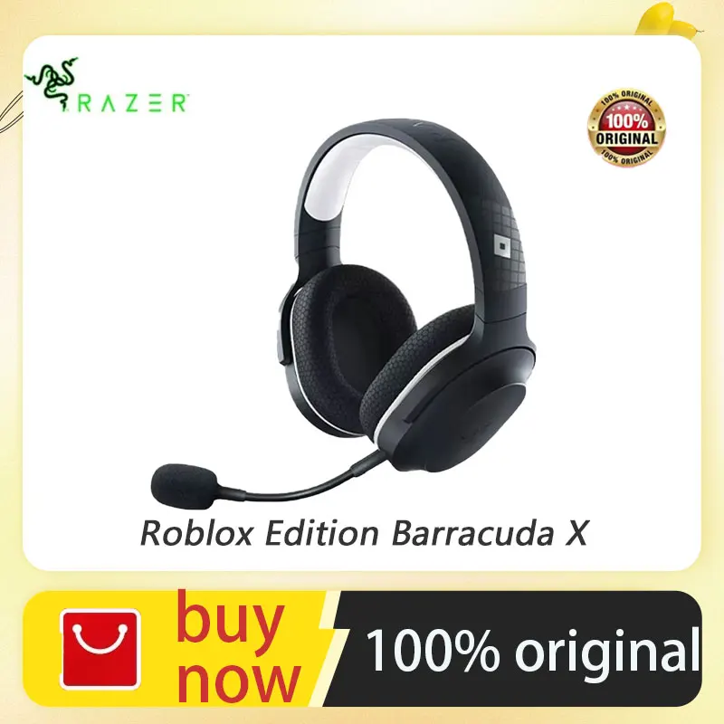 

Razer Barracuda X Roblox Edition Dual Wireless Multi-platform Gaming Mobile Headset 2.4GHz and Bluetooth 250g Ergonomic Design