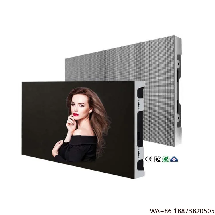 Fixed HD Led Display Screen 600*337.5*52mm Indoor Led Tv Display Fine Pixel Pitch Led Screen Display P0.9 P1.8mm