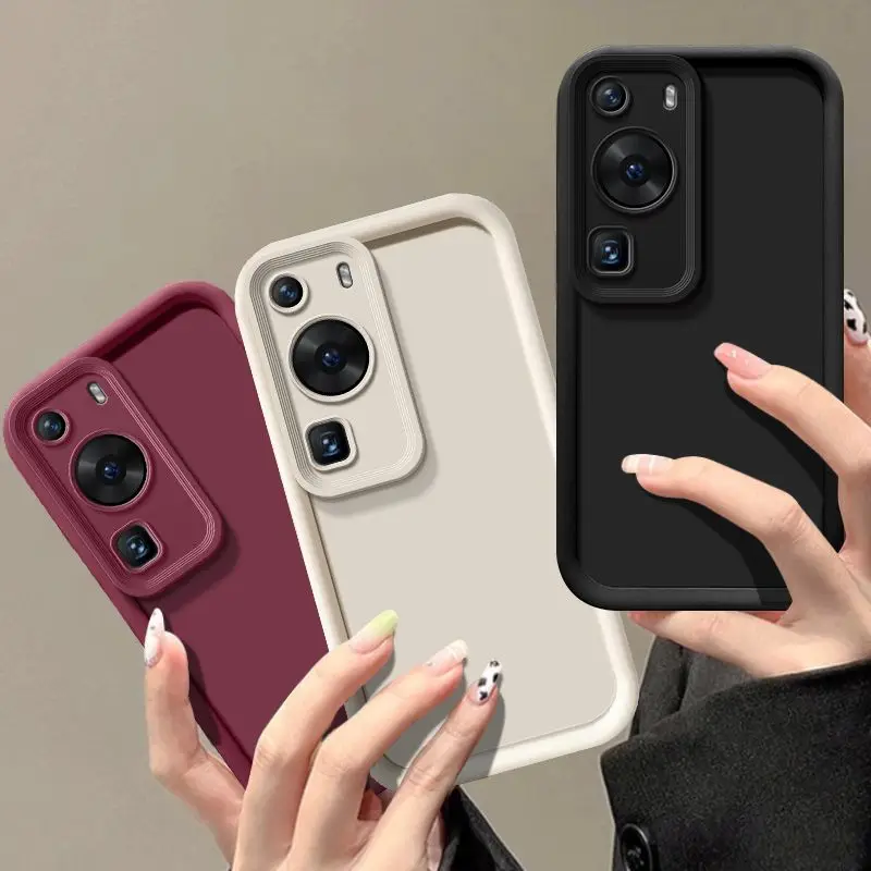 For Huawei P50 Pro Case Huawei P60 PRO Phone Case Huawei P40 Lite 5G P40 P30 Pro P20 P30 Cover Travel Traint Moun Fuji Silicone