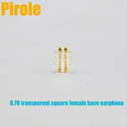 New Model 2pin 0.78 female Connector For KZ Trn Earphone repairing DIY Earphone Accessories HIFI IEM female Base