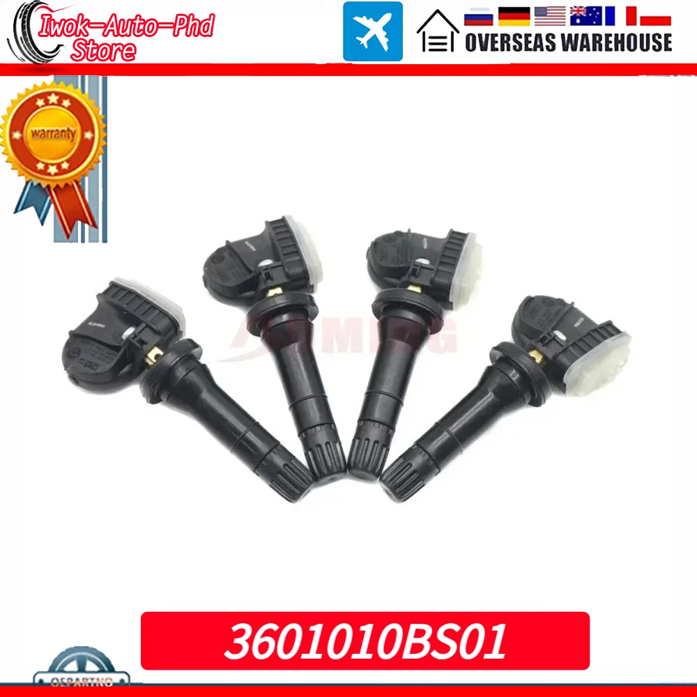 For ChangAn Alsvin CS35 PLUS CS85 CS95 EADO DT F70 Hunter RAESOR TPMS Tire Pressure Sensor For ChangAn 3601010BS01AA 3601010BS01