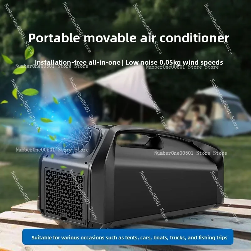 Portable Car Air Conditioner Compressor Cooling for Camping Tent Outdoor 12V 24V Use