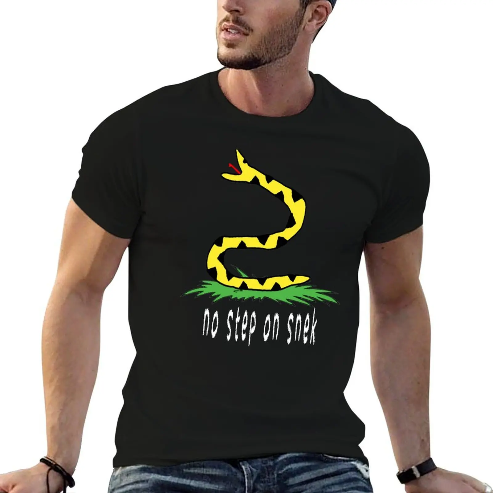 No Step on Snek T-Shirt man t shirt luxury t shirt man luxury t shirts for man graphic vintage T-shirt