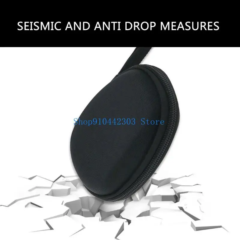 652F Water Resistant EVA Mouse Bag With Elastic Security Band For Portable Mouse 3 Safe Transportation And Storage Bag