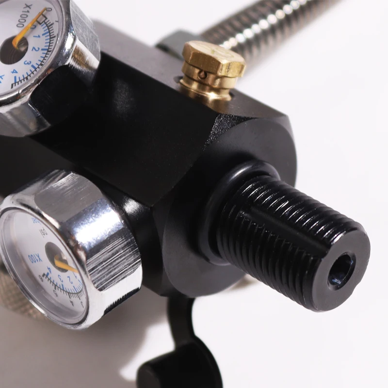 4500Psi 300Bar Fill Station Charging Valve Dual Gauge Up To 4500psi with 24
