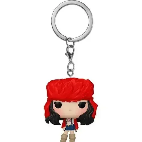 Funko Pop أسود وردي ليزا جيسو روز جيني المفاتيح عمل دمى أشكال جيب البوب المفاتيح الفينيل الشكل جمع نموذج اللعب