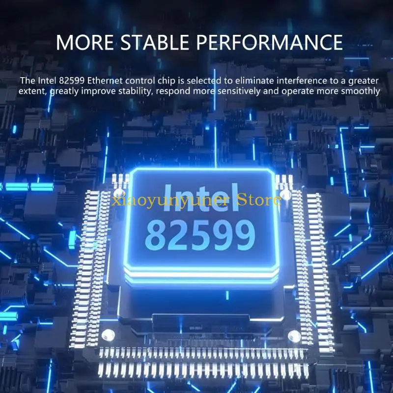 

P9JB 10Gbps Single Port PCIe 4X Networking Card SFPs Interfaces ABS Material Stable Performances