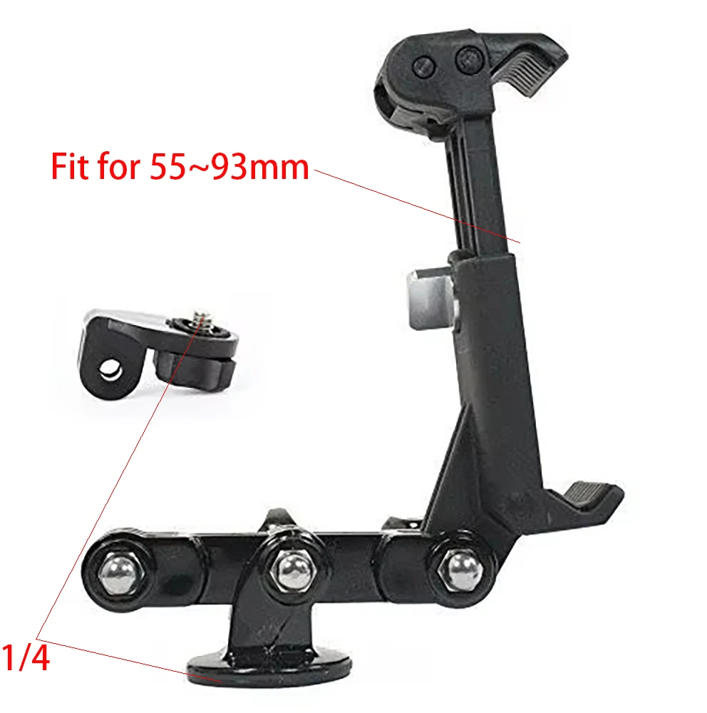 

Настройка крепления для двойного устройства для GoPro + высококачественное крепление для телефона. Запирающийся держатель для смартфона с зажимом для телефона, зажим для телефона с винтовым адаптером 1/4