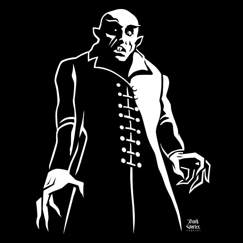 Nosferatu T-Shirt - Classic Horror Movie Vampire - 100% Preshrunk Cotton T-Shirt