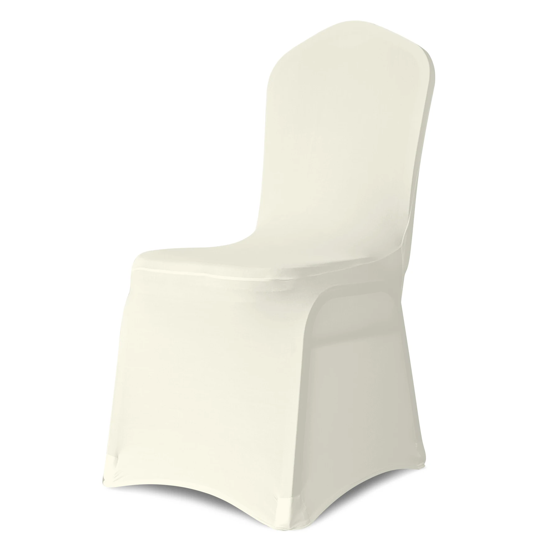 READOR 50/100pcs Beige Spandex Chair Cover for Wedding Reataurant Banquet Hotel Dining Party Polyester Stretch Chair Covers