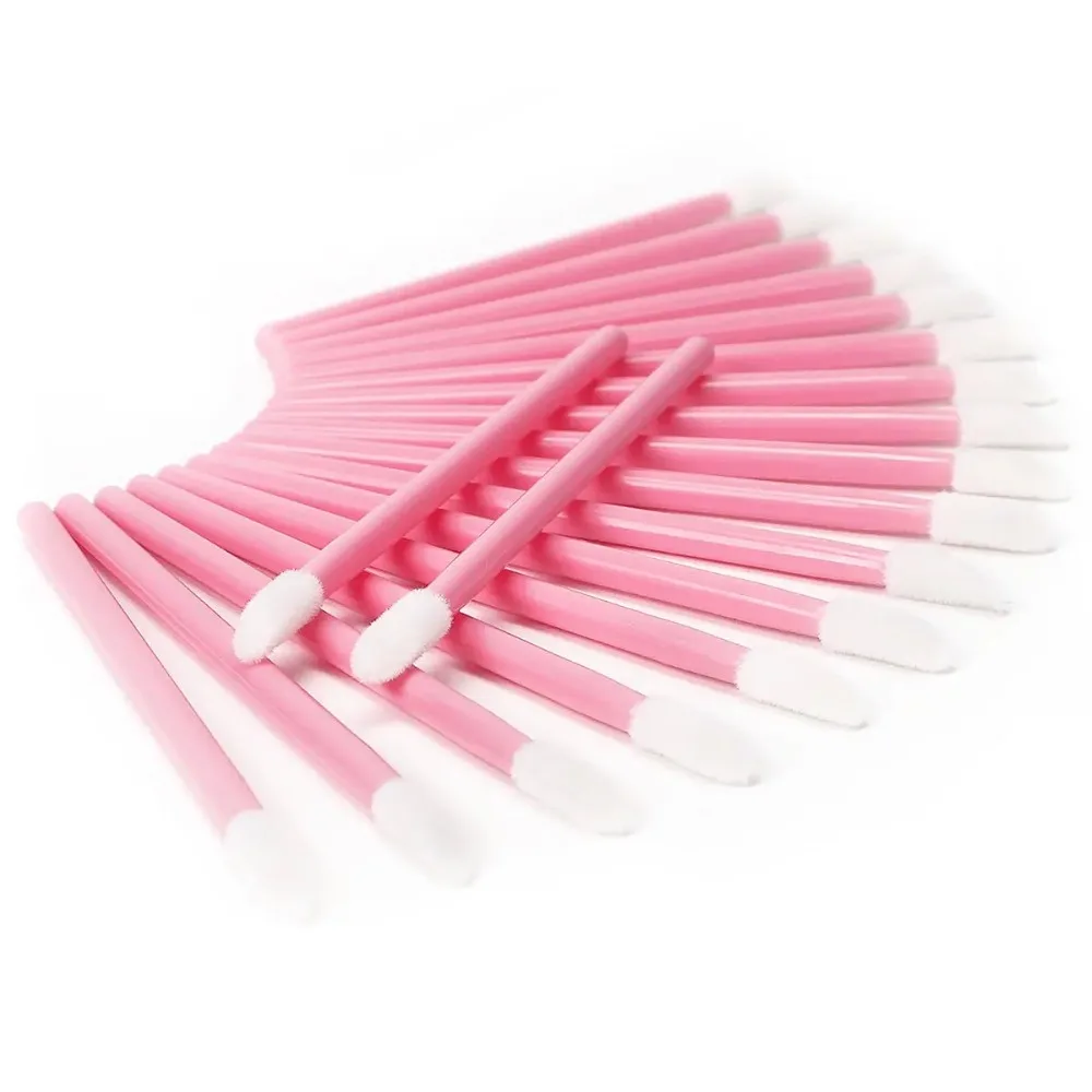 50/100/500pcs Eyebrow Eyelash Brushes Eyelash Spoolies Mascara Wands Applicator for Eyelash Extension Makeup Tool LAUKISS