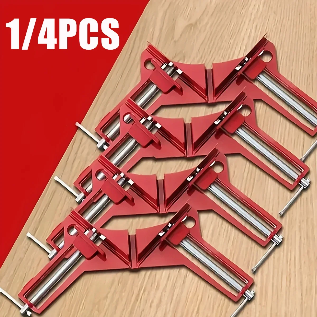 Right Angle Corner Clamp Aluminum Alloy 90 Degree Holder for Woodworking Welding DIY Framing