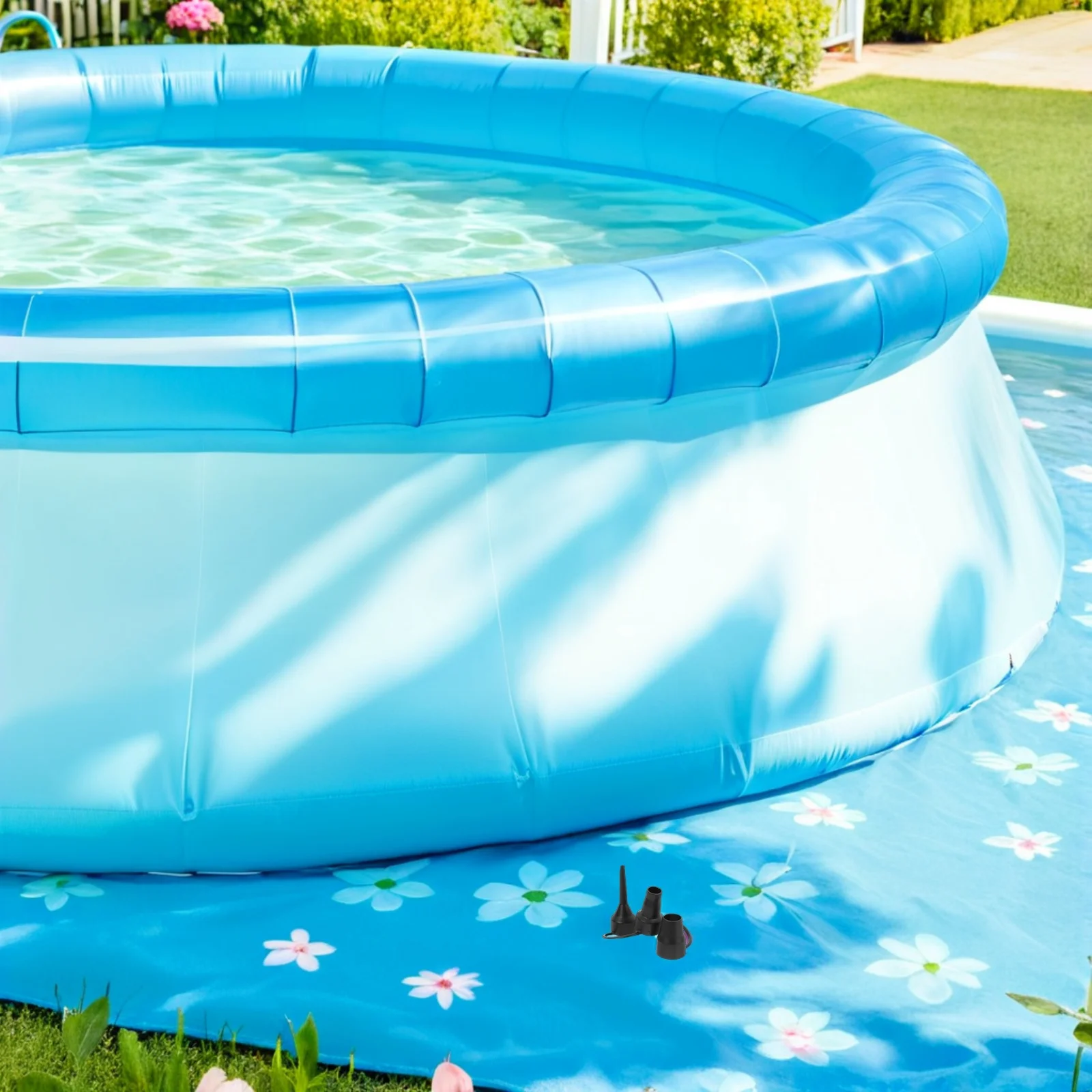 16 stuks opblaasbare pompsproeiers kunststof vervanging voor luchtmatraspomp efficiënte inflatie met draagbaar voor buiten