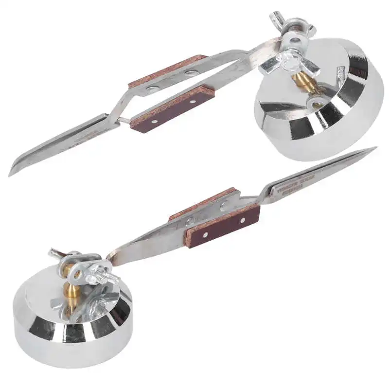 Imagem -02 - Metal Base de Terceira Mão com Pinça Rebound Braçadeira de Solda Ferramentas Jóias Hardware Pinça de Solda T50