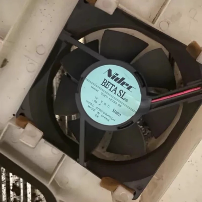 Cooling fan for silent refrigerators, refrigeration and freezing fan NIDEC new D09T-12CS3 12V0.09A9225