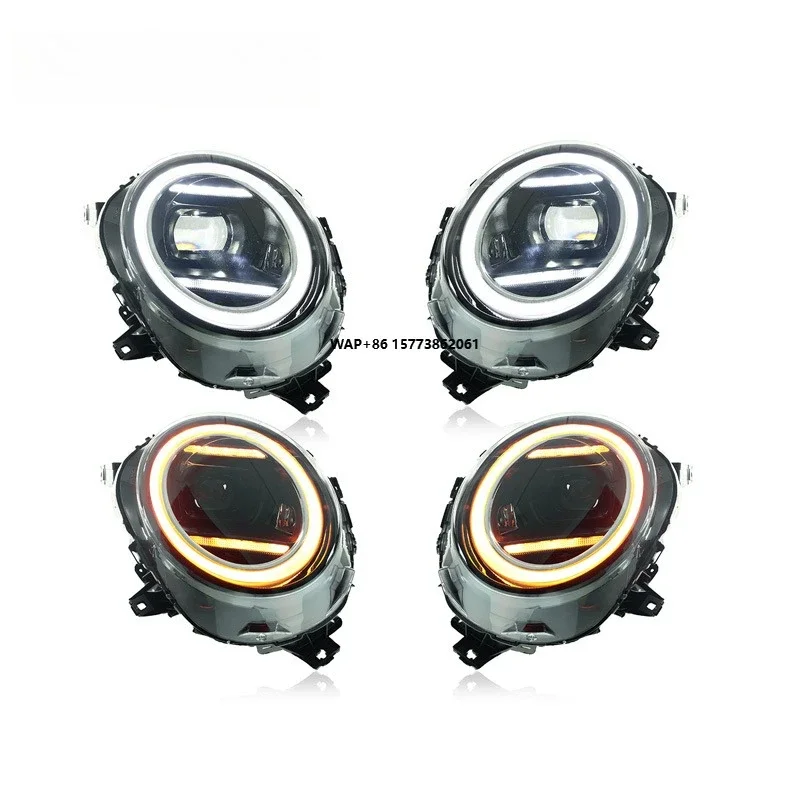 

1 Unit for 14-21 Models of MINI Headlight Assembly Modified with the F56F55LED Daytime Running Light Flowing Lens