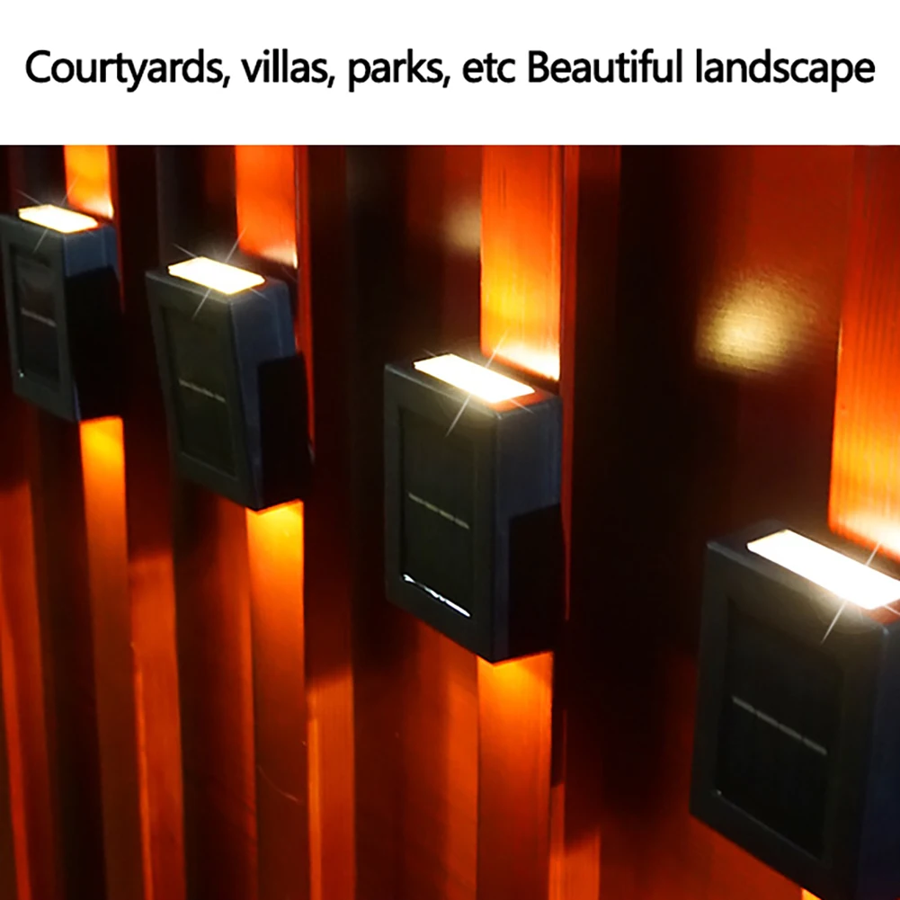 2 Stuk Led Solar Lamp Ip65 Waterdicht Up Down Lichtgevende Verlichting Wandverlichting Armaturen Voor Outdoor Decoraties