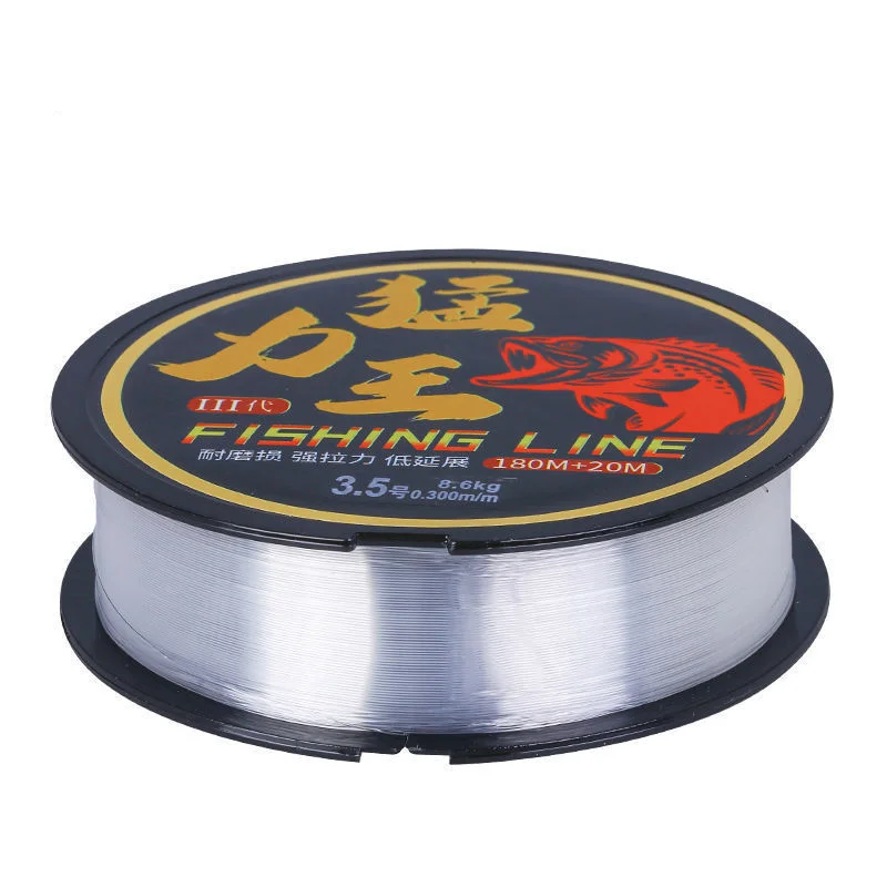 

Strong Force Fishing Line Main Line Authentic Sub Line Super Soft Wear-Resistant Raw Silk Competitive Nylon Line Fishing Rope