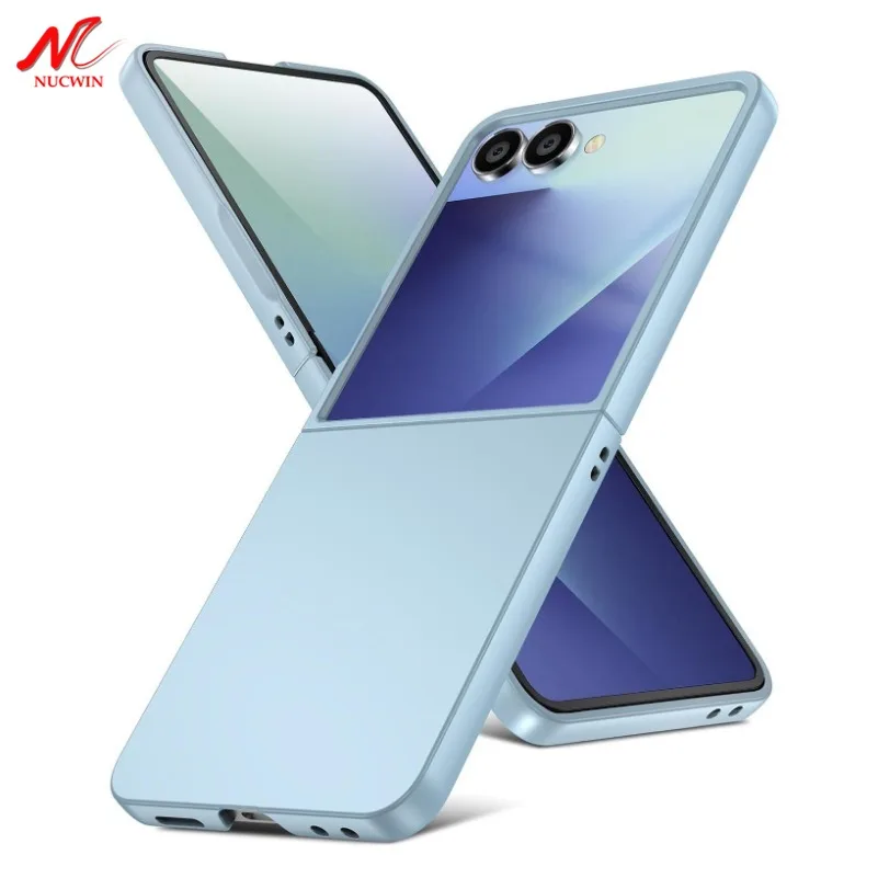 Für Galaxy Z Flip 7 Hüllen Modische Schlanke Matte PC-Hülle für Samsung Galaxy Z Flip 7 6 5 4 3 Ultradünne Stoßfeste Handyhülle Capa