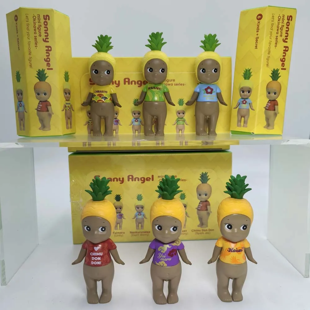

Sonny Angel Okinawa Series Blind Box Black Pineapple Mini Figure Ornaments Dolls Collection Fans Children Surprise Toy Gifts