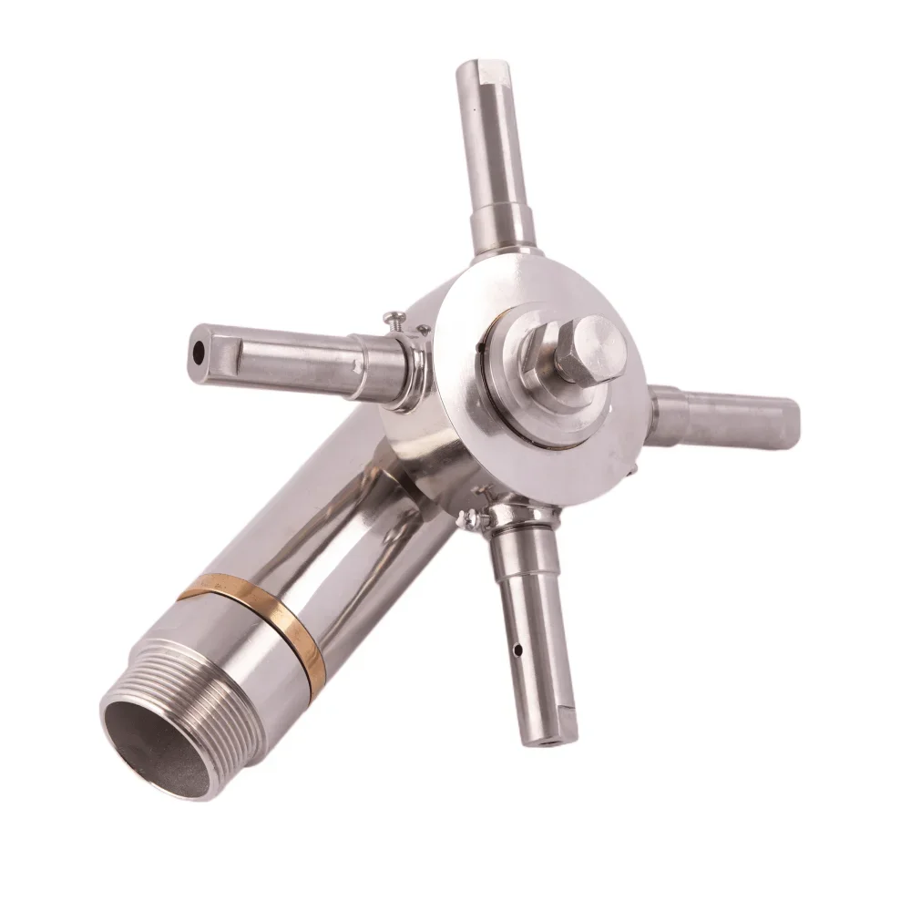 

KT-599 3D Rotary Tank Washing Nozzle, High-Pressure Adjustable Spray Nozzle for Farm Industry Cleaning Systems