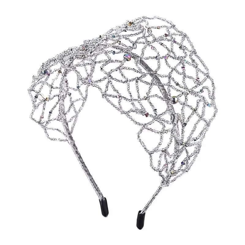 

Crystal Mirage Series Heavy Industry Hair Accessories Handwoven Crystal Headband Headgear Luxury Accessories