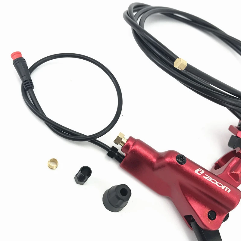 ZOOM HB875E Electric Scooter Hydraulic Disc Brake Kit E-bike Sensor Control Brake Power Off For Mini KUGOO G Booster G1 ES3