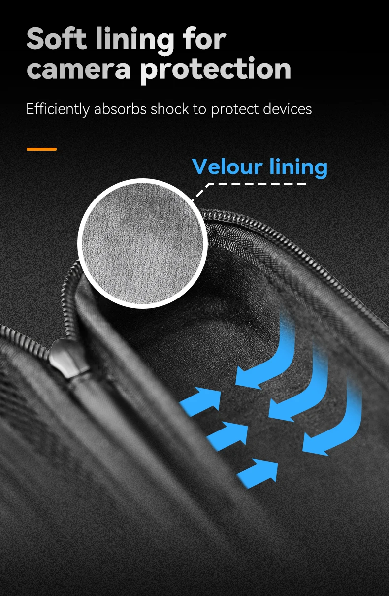 TELESIN Mini-Schutztasche für DJI Pocket 4 Pocket 3 Tragetasche Wasserdichte Aufbewahrungsbox für DJI Pocket 3 Zubehör – Detail 3