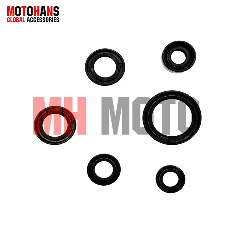 OIL SEAL SET 6PCS/SET FOR C50 C90 C100 C110 ATV110 WAVE110S 30*42*4.5 18.9*30*5 17*29*5 13.7*24*5 11.6*24*10 12*21*4
