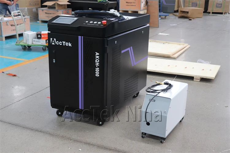 Metal Rust Remove Welding Cleaning Handheld Fiber Laser Cleaning Machine 1500W 2000W Portable Laser Cleaner Welder